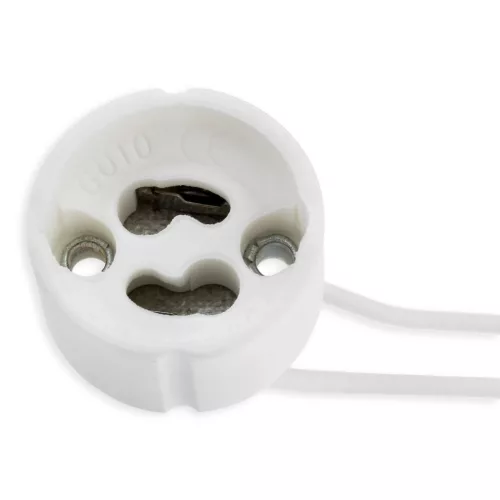 Kerámia lámpatest, kerámia foglalat GU10 kocka LED izzókhoz