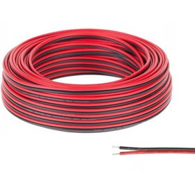 DC kábel LED szalagokhoz 2-VEZETÉS 2x0,45mm 100M