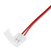 2PIN LED led szalag csatlakozó, kétoldalas retesz 8 mm-es kábellel
