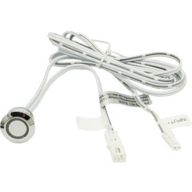   Érintőkapcsoló dimmerrel + memória + BE/KI króm 12V/24V 60W/100W