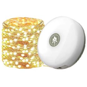   Kempinglámpa Bivouac újratölthető LED-füzér lánccal 8m USB-C