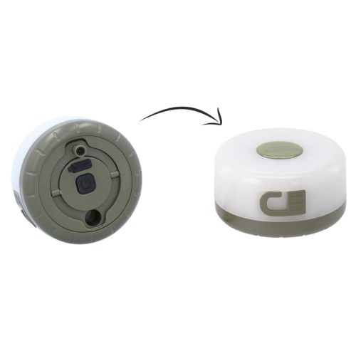 Kempinglámpa Bivouac újratölthető LED-füzér lánccal 8m USB-C