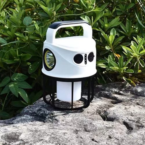 Kempinglámpa Bivouac Újratölthető LED-es utazási zseblámpa USB-C