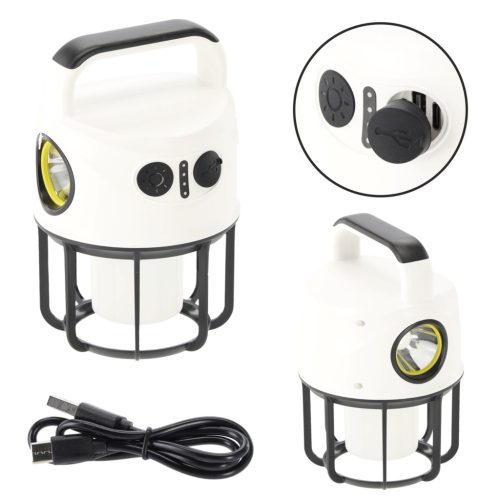 Kempinglámpa Bivouac Újratölthető LED-es utazási zseblámpa USB-C