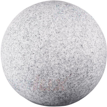 Kerti lámpa kültéri kalapált STONO STONE BALL E27 IP65 30cm szürke KANLUX