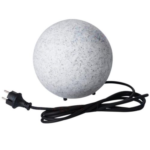 Kerti lámpa kültéri kalapált STONO STONE BALL E27 IP65 30cm szürke KANLUX
