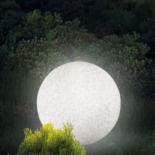 Kerti lámpa kültéri kalapált STONO STONE BALL E27 IP65 20cm szürke KANLUX