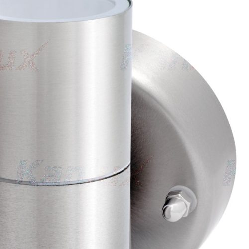 Kerti lámpatest FALI LÁMPA felső alsó LED DARSA EL-235T-UP 2xGU10 IP44 Ezüst Kanlux