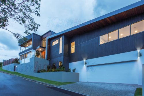 Kerti lámpatest FALI LÁMPA felső alsó LED DARSA EL-235T-UP 2xGU10 IP44 Ezüst Kanlux