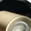 Mennyezeti lámpa LED spotlámpa GU10 állítható kerek fekete-arany Laurin Kanlux