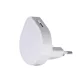 Ulov Kanlux LED konnektorba dugható éjszakai fény, dekoratív, 0,5 W, 30 lm, 3000 K, meleg fehér