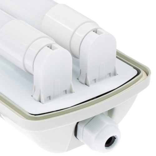 Por és páramentes lámpatest, armatúra 150cm 2xT8 G13 IP65 OHLD-258 Lumiled