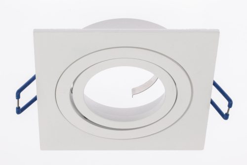 Süllyesztett lámpatest HALOGÉN SPOT TUBE Mozgatható Midi GU10 Lumiled Négyzet Fehér 20mm