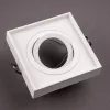 Süllyesztett lámpatest HALOGÉN SPOT TUBE Mozgatható Midi GU10 Lumiled Négyzet Fehér 20mm