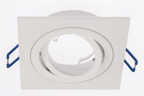 Süllyesztett lámpatest HALOGÉN SPOT TUBE Mozgatható Midi GU10 Lumiled Négyzet Fehér 20mm