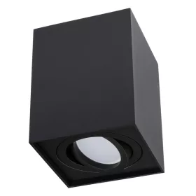   Felületre szerelhető HALOGÉN Spotcső rögzítő AMAT-L GU10 Négyzet Fekete 115mm LUMILED