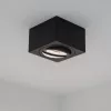 Felületre szerelhető HALOGÉN Spot csőrögzítő AMAT-S Négyzetes Fekete 50mm LUMILED