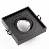 Süllyesztett HALOGÉN TUBE SPOT Mozgatható Midi GU10 Lumiled Square Fekete 20mm