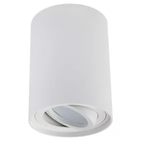   Felületre szerelhető HALOGÉN pontcsöves rögzítő AMAT-L GU10 kerek fehér 115mm LUMILED