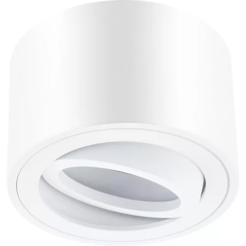 Felületre szerelhető HALOGÉN pontcsöves rögzítő AMAT-S kerek fehér 50mm LUMILED