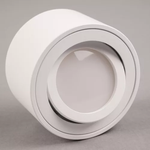 Felületre szerelhető HALOGÉN pontcsöves rögzítő AMAT-S kerek fehér 50mm LUMILED