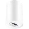 Felületre szerelhető HALOGÉN pontcsöves rögzítő AMAT-L GU10 kerek fehér 115mm LUMILED