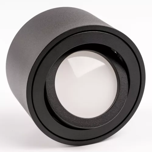 Felületre szerelhető HALOGÉN mozgatható AMAT-S kerek fekete 50mm LUMILED