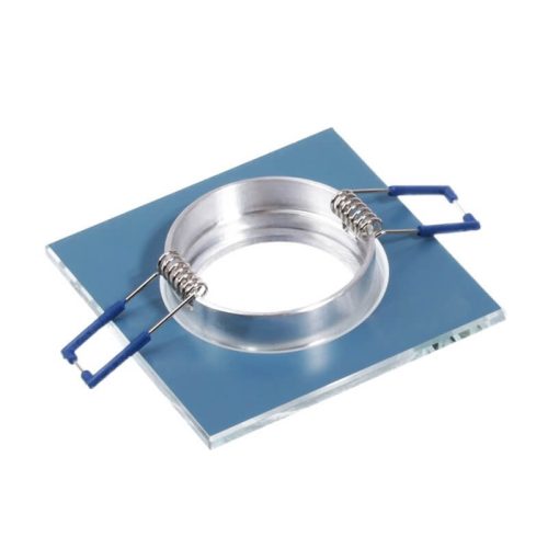 Halogén lámpatest ÜVEG Mennyezeti LED GU10 MR16 fix Ariel négyzet