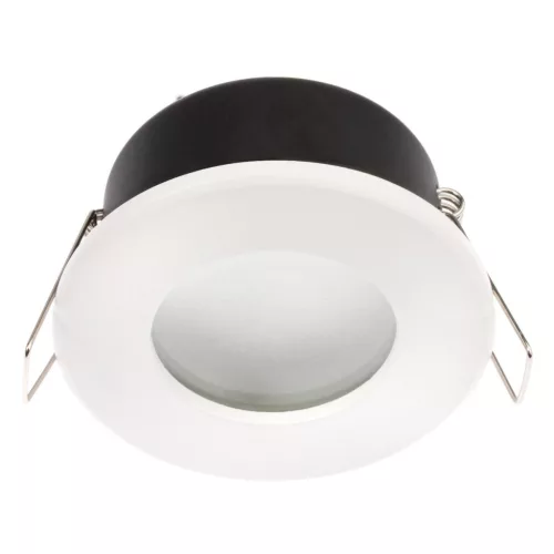 HALOGÉN lámpatest süllyesztett fürdőszobai sofit hermetikus AQUS GU10 LUMILED fehér IP44 ÁLLANDÓ