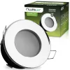 HALOGÉN lámpatest süllyesztett fürdőszobai sofit hermetikus AQUS GU10 LUMILED króm IP44 RÖGZÍTETT