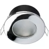 HALOGÉN lámpatest süllyesztett fürdőszobai sofit hermetikus AQUS GU10 LUMILED króm IP44 RÖGZÍTETT