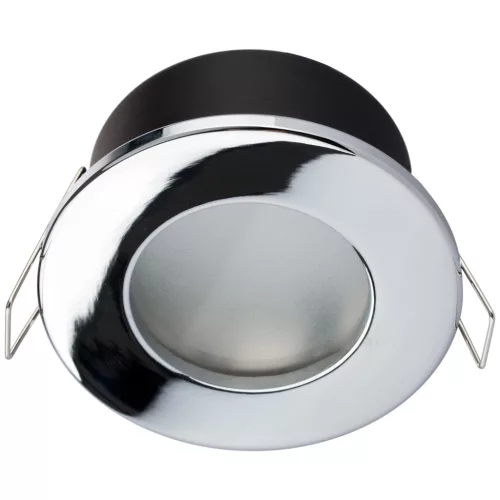 HALOGÉN lámpatest süllyesztett fürdőszobai sofit hermetikus AQUS GU10 LUMILED króm IP44 RÖGZÍTETT