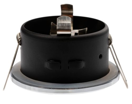 HALOGÉN lámpatest süllyesztett fürdőszobai sofit hermetikus AQUS GU10 LUMILED króm IP44 RÖGZÍTETT