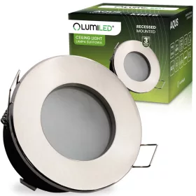   HALOGÉN lámpa Süllyesztett Fürdőszoba Szofit Hermetikus AQUS GU10 LUMILED Szatén IP44 RÖGZÍTETT