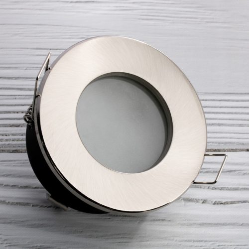 HALOGÉN lámpa Süllyesztett Fürdőszoba Szofit Hermetikus AQUS GU10 LUMILED Szatén IP44 RÖGZÍTETT