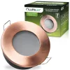 HALOGÉN lámpatest süllyesztett fürdőszobai sofit hermetikus AQUS GU10 LUMILED Réz IP44 RÖGZÍTETT
