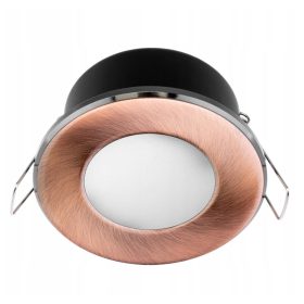   HALOGÉN lámpatest süllyesztett fürdőszobai sofit hermetikus AQUS GU10 LUMILED Réz IP44 RÖGZÍTETT