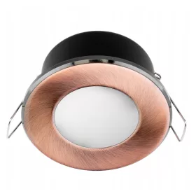   HALOGÉN lámpatest süllyesztett fürdőszobai sofit hermetikus AQUS GU10 LUMILED Réz IP44 RÖGZÍTETT