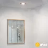 HALOGÉN lámpatest süllyesztett fürdőszobai sofit hermetikus AQUS GU10 LUMILED Réz IP44 RÖGZÍTETT