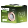 HALOGÉN lámpatest süllyesztett fürdőszobai sofit hermetikus AQUS GU10 LUMILED Réz IP44 RÖGZÍTETT