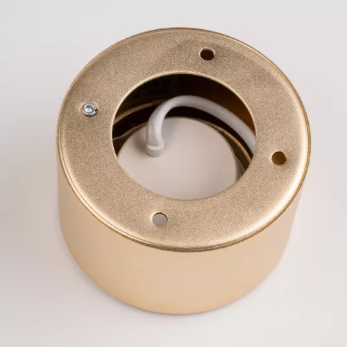 Felületre szerelhető HALOGÉN spot tuba lámpatest állítható kerek arany 50mm AMAT-S LUMILED