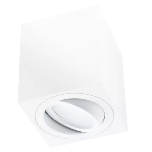 Felületre szerelhető HALOGÉN Spotcsöves rögzítő AMAT-M GU10 LUMILED Négyzet Fehér 84mm