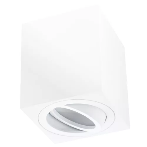 Felületre szerelhető HALOGÉN Spotcsöves rögzítő AMAT-M GU10 LUMILED Négyzet Fehér 84mm