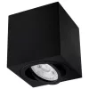 Felületre szerelhető HALOGÉN Mozgatható AMAT-M GU10 LUMILED Négyzet Fekete 84mm