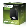 Felületre szerelhető HALOGÉN Mozgatható AMAT-M GU10 LUMILED Négyzet Fekete 84mm