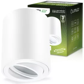   Felületre szerelhető HALOGÉN Spotcső AMAT-M GU10 LUMILED kerek fehér 84mm