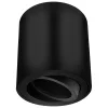 Felületre szerelhető HALOGÉN Spotcső rögzítő AMAT-M GU10 LUMILED kerek fekete 84mm
