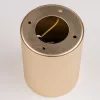 Felületre szerelhető HALOGÉN spot tuba lámpatest állítható kerek arany 115mm AMAT-L LUMILED