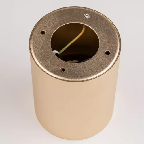 Felületre szerelhető HALOGÉN spot tuba lámpatest állítható kerek arany 115mm AMAT-L LUMILED