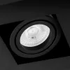 Felületre szerelt HALOGÉN mozgatható SPOT GU10 négyzet fekete AURI LUMILED